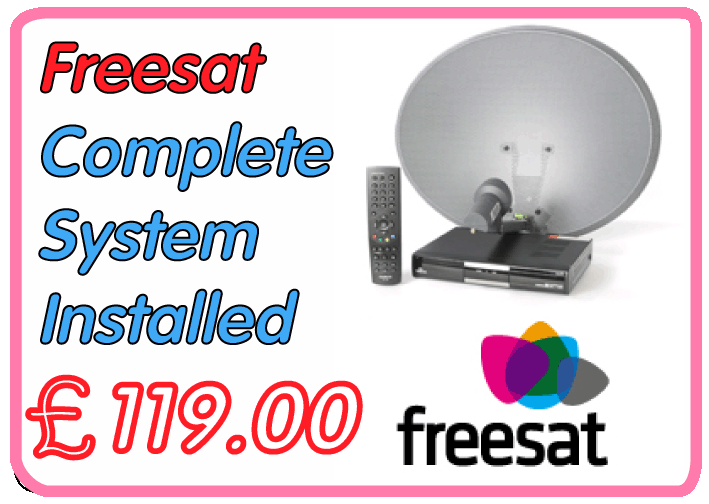 freesat satellite dish & digibox installers for leyland